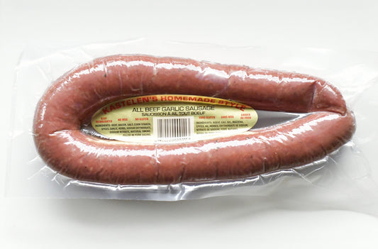 All Beef Garlic Sausage
